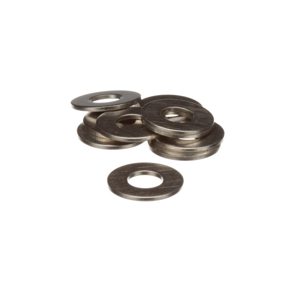 A group of Antunes 5/16 inch metal washers.
