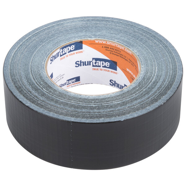 Shurtape Black Duct Tape 2" x 60 Yards (48 mm x 55 m) General Purpose
