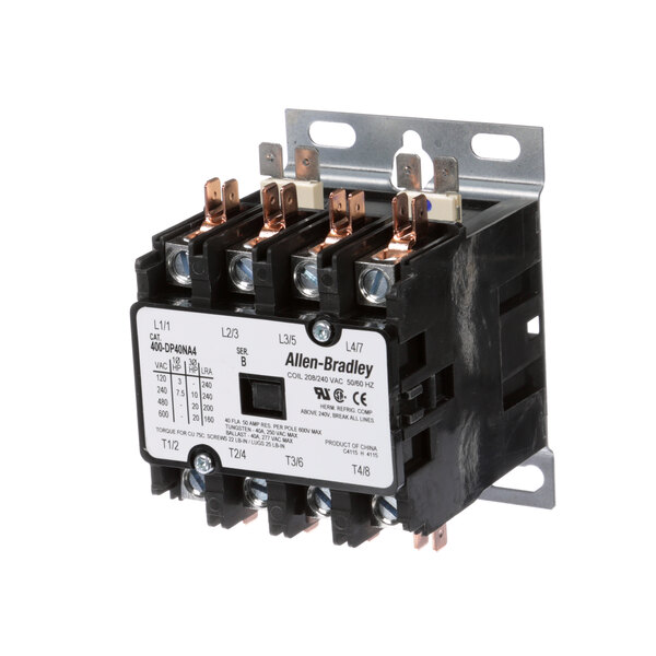 A BKI R0150 relay with three wires and two contacts.