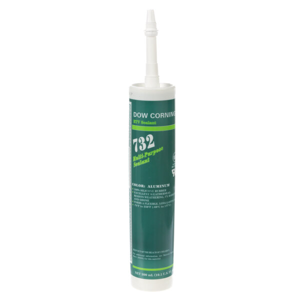 A white and green tube of Cleveland 10oz caulk with white text.