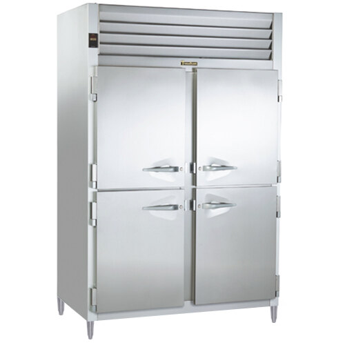 Traulsen AHT226WUT-HHS 40.8 Cu. Ft. Two Section Solid Half Door Shallow Depth Reach In Refrigerator - Specification Line
