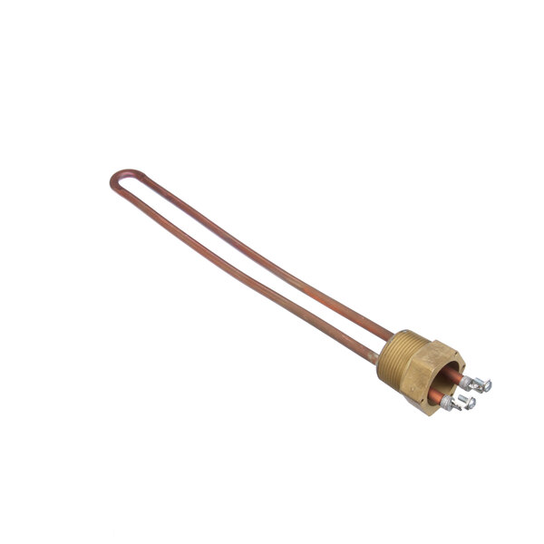 A Groen heating element with a copper tube and metal connector.