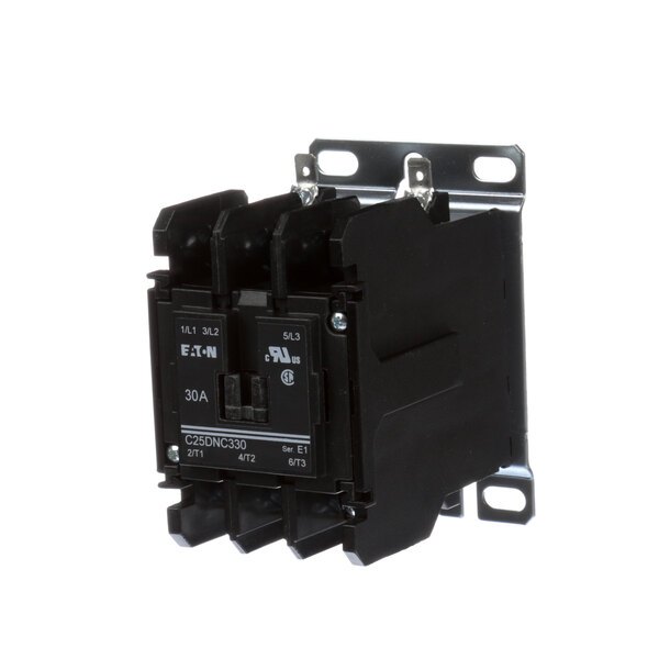 A black Stero contactor with a black cover.