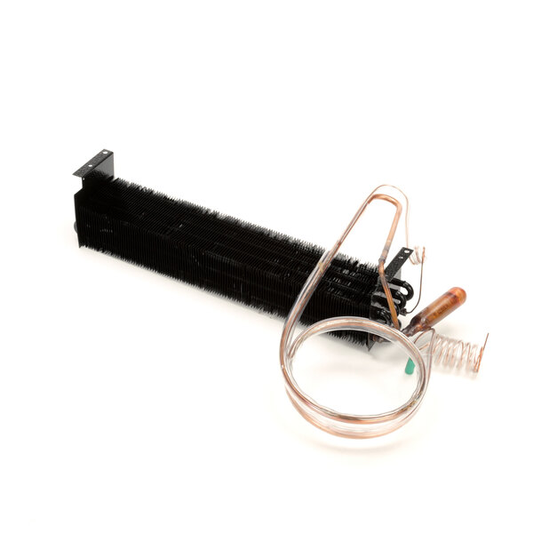 A Beverage-Air evaporator coil with a cap tube.