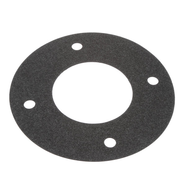 A black circle with holes, the Stero 0B-572442 Gasket Suction Flange.