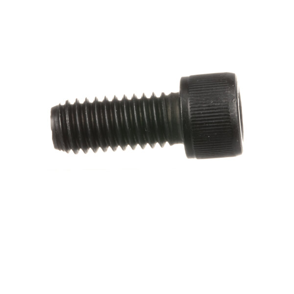 A close-up of a black Hobart cap screw.