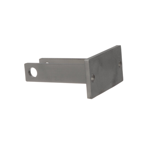A Groen lower actuator bracket with a hole in it.