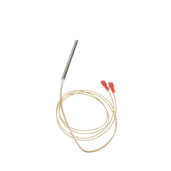 A cable with a red and yellow connector for a Montague 25376-6 oven sensor.