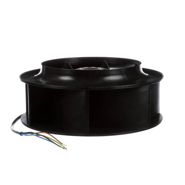 A black circular motor with wires for an Alto-Shaam convection oven.