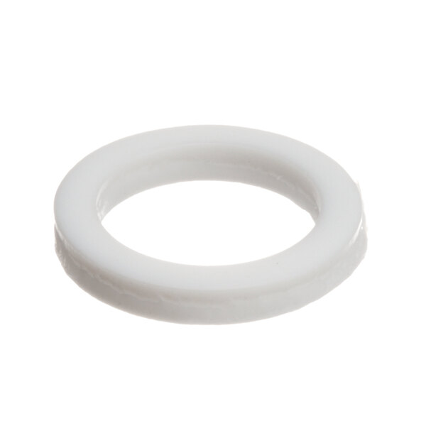 A white circular gasket with a hole.