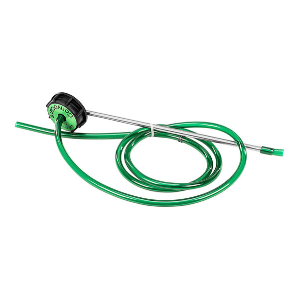 A green Convocare suction pipe with a black connector.