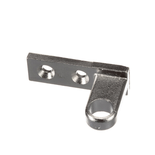 An Alto-Shaam center bottom pivot bracket for a holding cabinet with two holes.