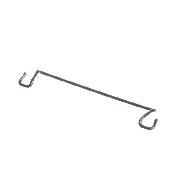 A long metal hook with a thin rod and a long handle.