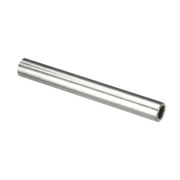 A stainless steel metal pipe.