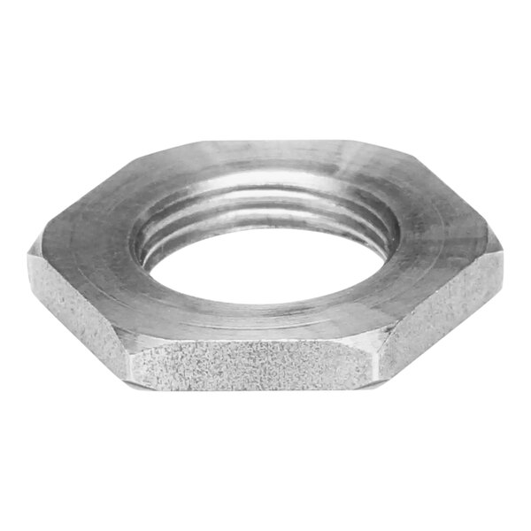 A close-up of a Convotherm aluminum hex nut.