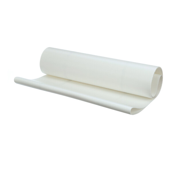 A white roll of plastic paper.