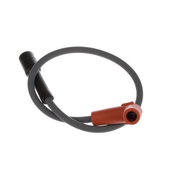 A Duke ignition control cable with a red and black handle and an orange connector.