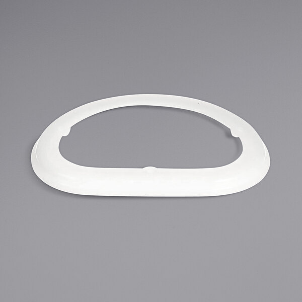 A white silicone O-ring.