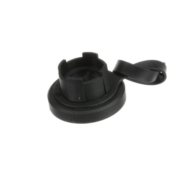 A black plastic cover with a metal ring for a Garland USB cable assembly.