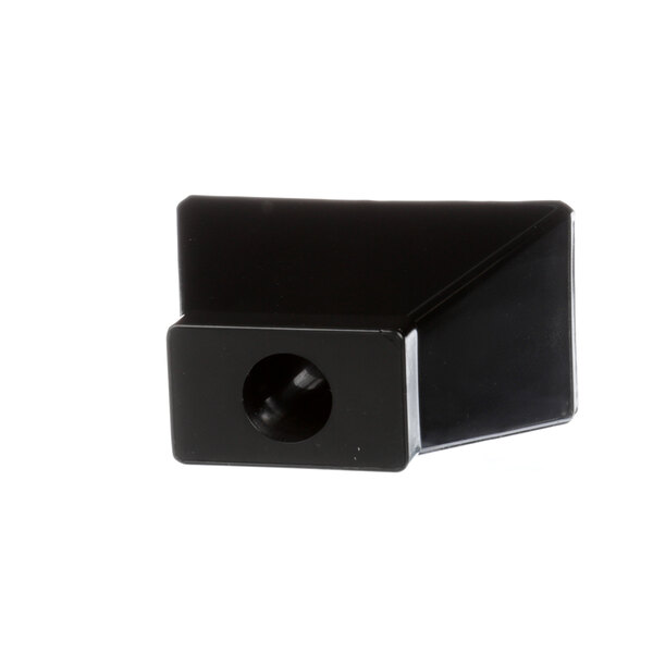A black square TurboChef leg kit box with a hole in the front.