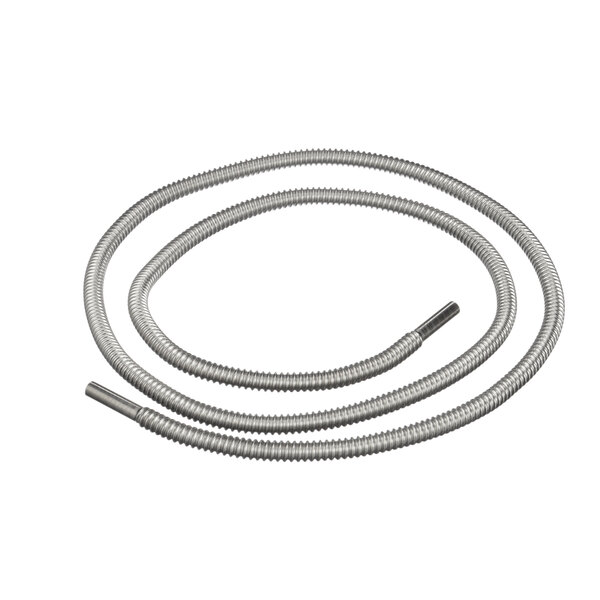 A stainless steel Blodgett flex tube with metal ends.