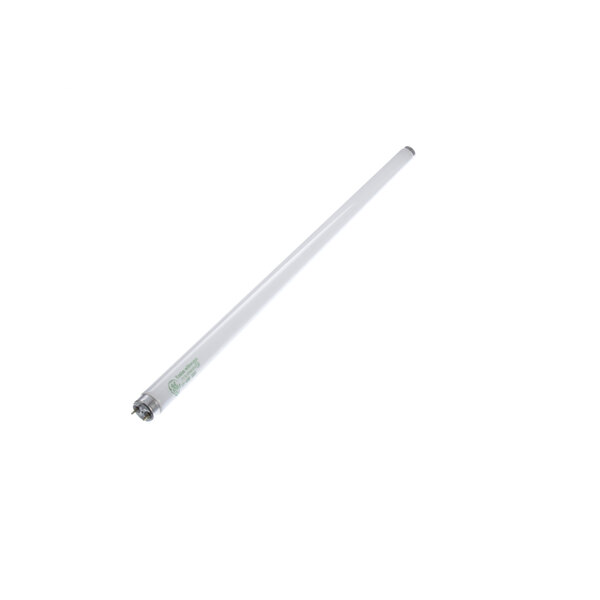 A long white tube with a black tip.
