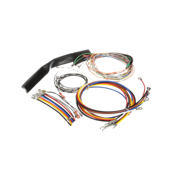A Cleveland wiring harness with several different colored wires.