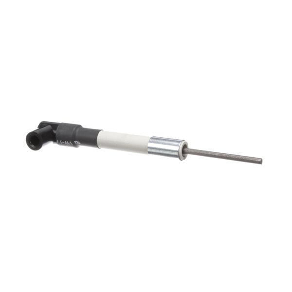 An Avtec HD ignition control with a white and black metal rod and a black and white tool.