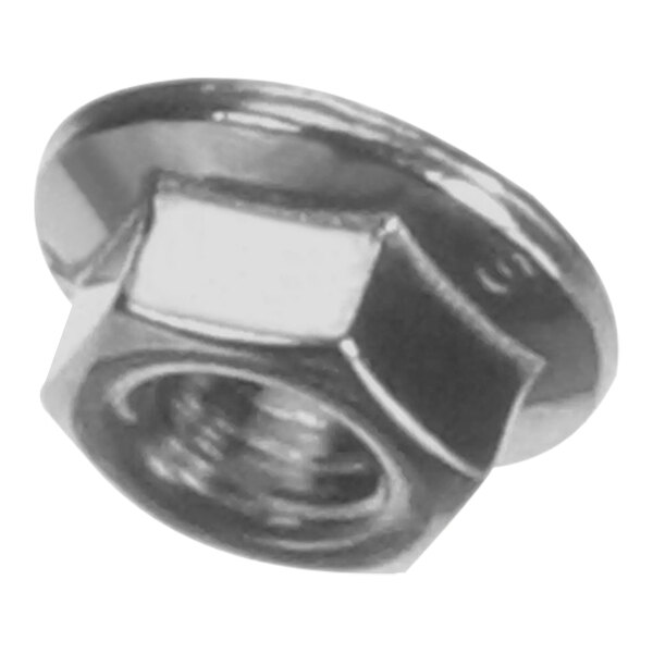 A close-up of a Convotherm flange nut with a metal ring on it.