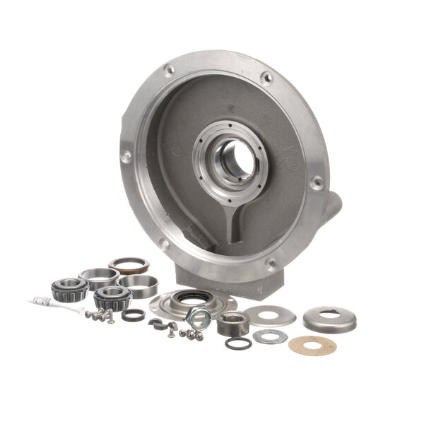 An InSinkErator End Bell Assy with metal bearings and bearing kit.
