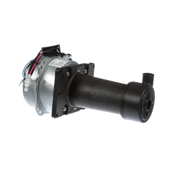 A Hoshizaki P00468-01 pump assembly with a small black motor attached.