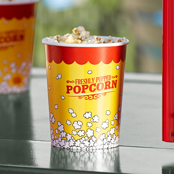 Carnival King 32 oz. Popcorn Cup - 50/Pack