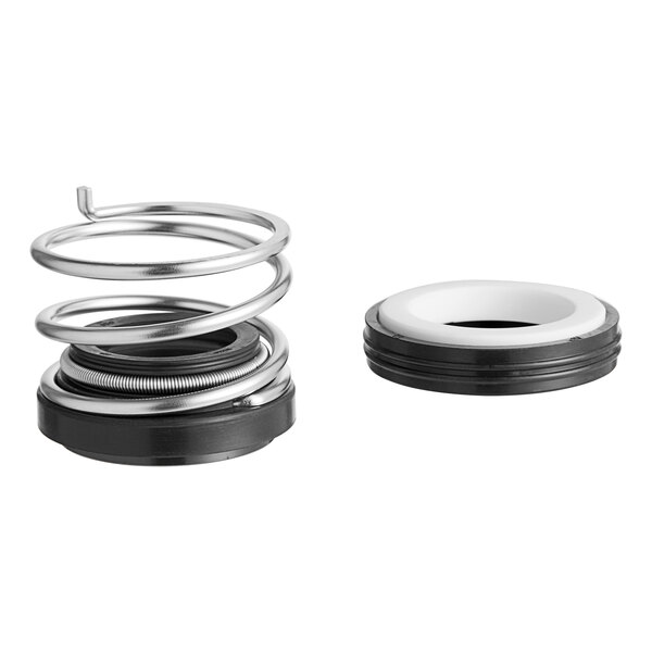 A Hoshizaki mechanical seal with stainless steel springs and a rubber seal.