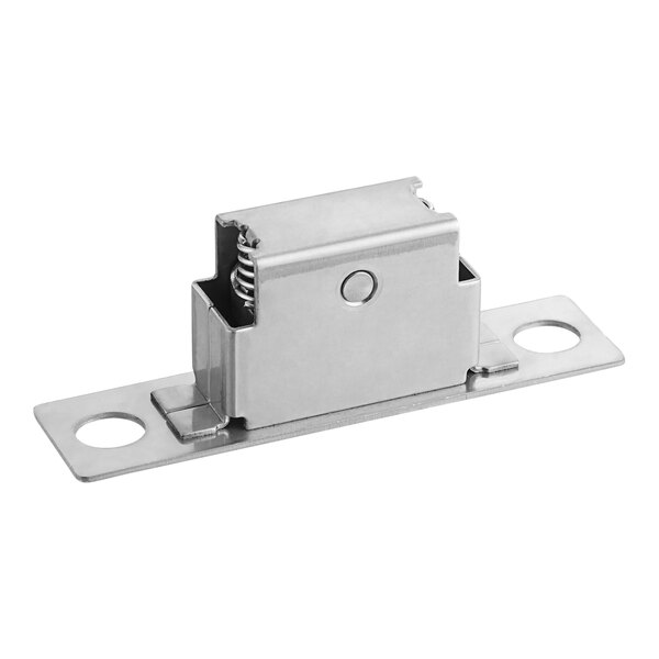 A Moffat door roller catch, a metal latch with a spring.
