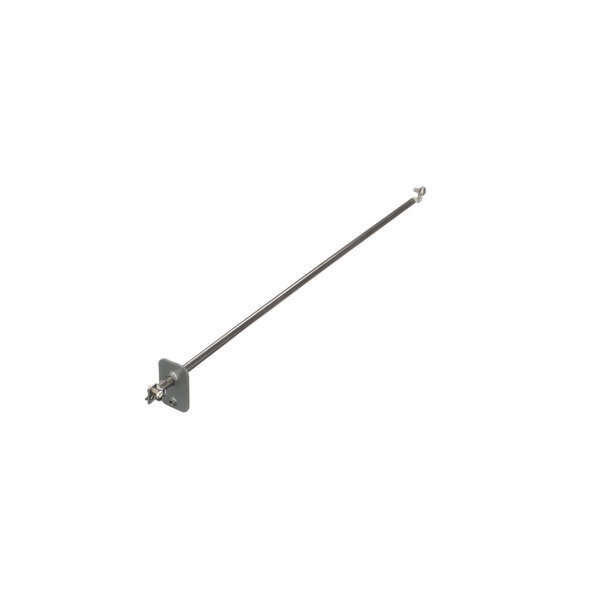 A Hatco 208v element with a long metal rod and a hook on the end.
