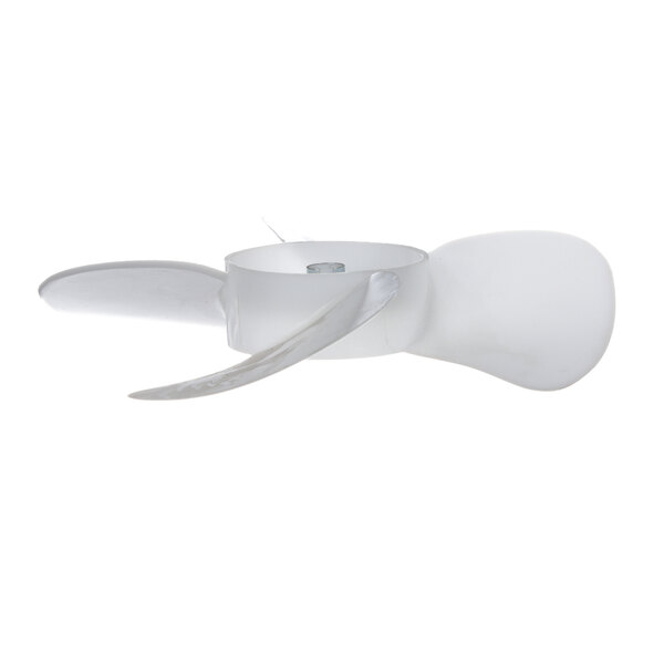 A white propeller blade for a Randell commercial refrigeration fan.