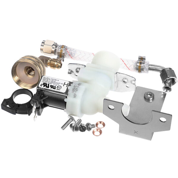 A Bunn inlet valve replacement kit with a valve and hose.