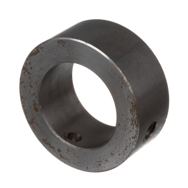 A Southbend cam collar, a round steel metal object with holes.