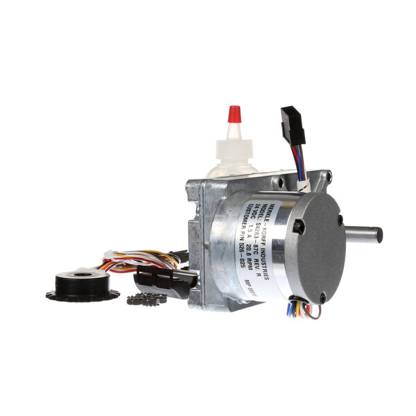 A Prince Castle Drive Motor with a wire harness.