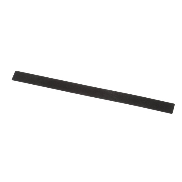 A black rectangular handle insert trim on a white background.