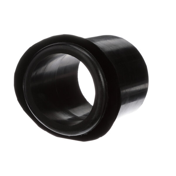 A black rubber pipe with a hole.