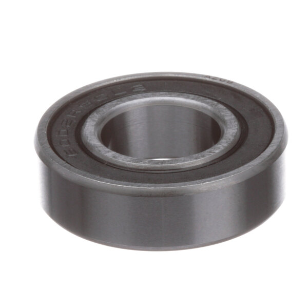 A close-up of a black and white bearing for a Robot Coupe 504229 on a white background.