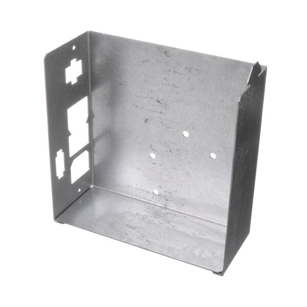 A Pitco metal box with holes.