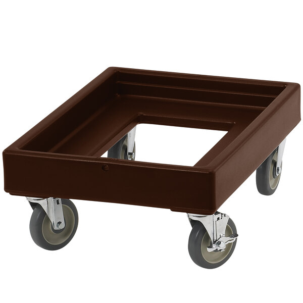 Cambro CD100131 Dark Brown Camdolly for Cambro Camcarriers and Camtainers