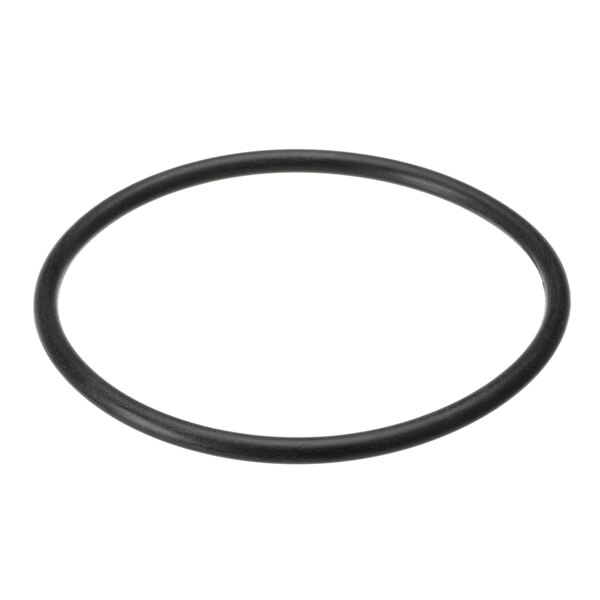 A black round Cornelius o-ring.