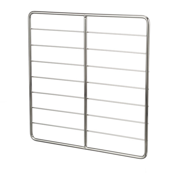 A metal frame with four metal bars.