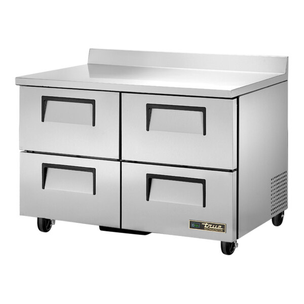 True TWT-48D-4-ADA-HC 48 3/8" ADA Compliant Worktop Refrigerator with ...