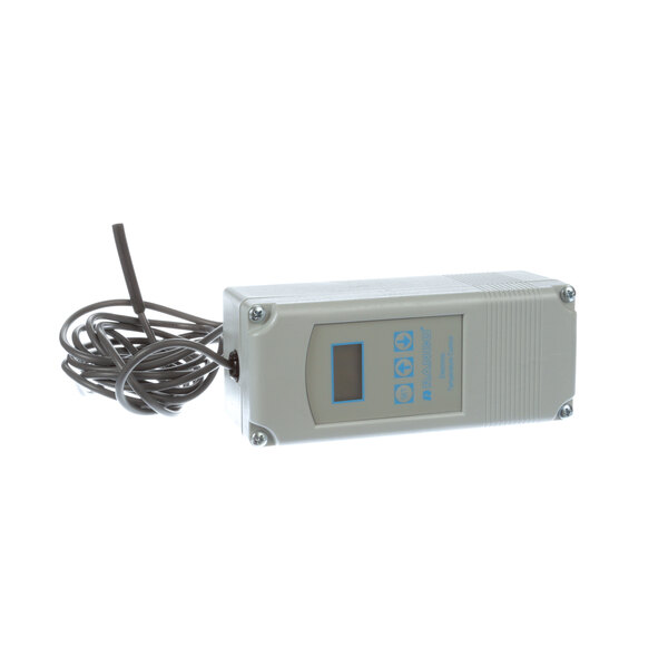 A Traulsen 2302100 digital temperature controller with wires.