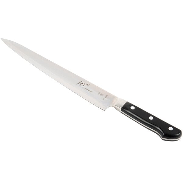 Japanese Sujihiki knife with straight, smooth blade