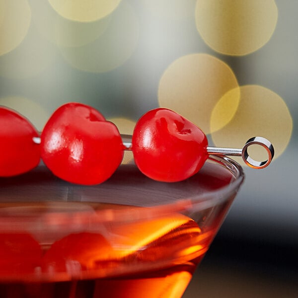Regal 16 oz. Red Maraschino Cherries without Stems